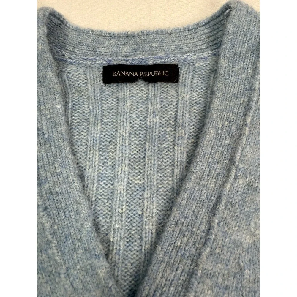 Banana Republic Cardigan Sweater Blue Junior Girl X Small Light Blue Button‎ Up